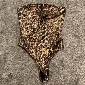 Cheetah print bodysuit